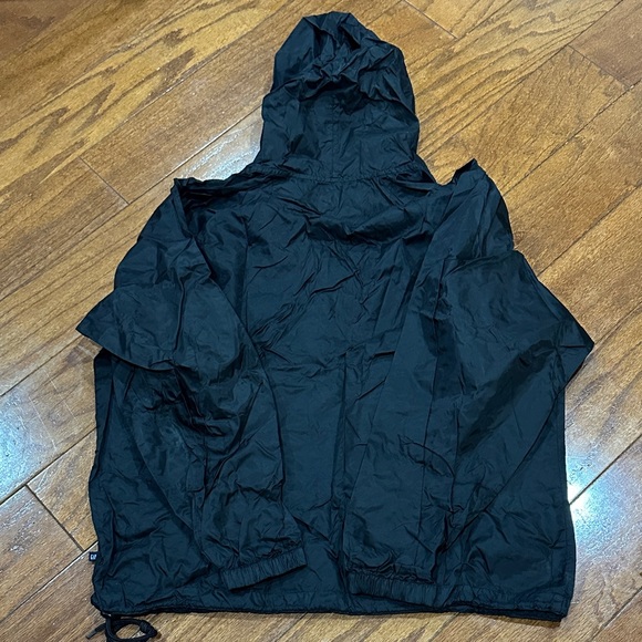GAP Black Hooded Anorak with Storage Pouch - Picture 6 of 7